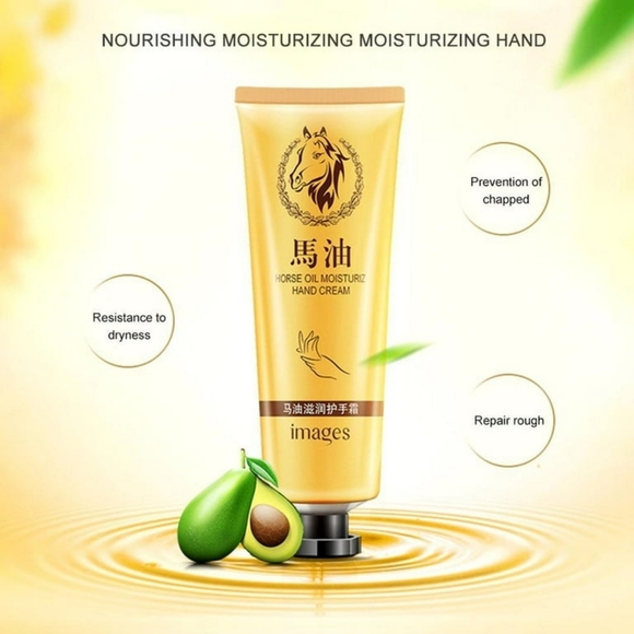 NEW 2 TUBES IMAGES HORSE OIL HAND CREAM MOISTURIZING LOTION TRAVEL SIZE - Picture 5 of 7